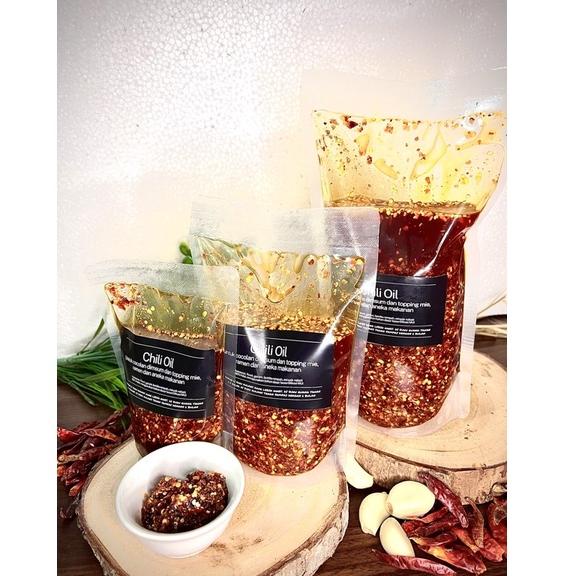 

asy-10 halal & ekonomis! 250 gr Chili Oil Minyak Cabe untuk dimsum ramen lamien mie bakso baso aci nasgor dll !,