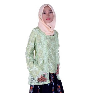 Kebaya Kutubaru Brokat - Hijau