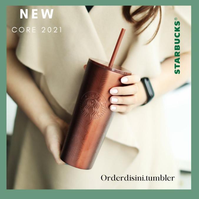 (Limited) Core 2021 Starbucks Original Tumbler + Straw Ready Stok