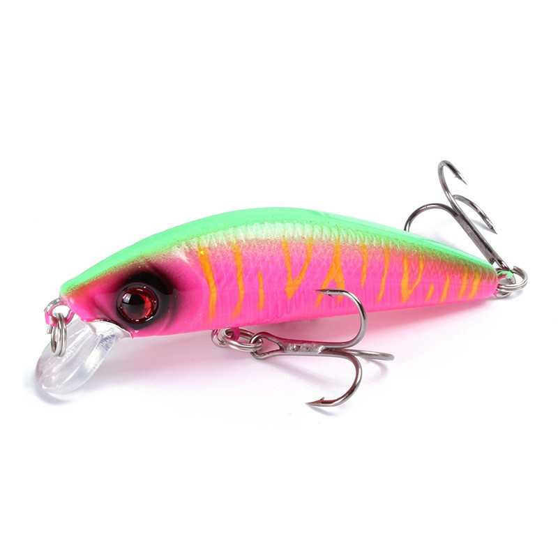 Shengyao 1Pcs Umpan Pancing Bentuk Ikan Kecil 7cm 8.1G Minnow Fishing Lure Bass Bait