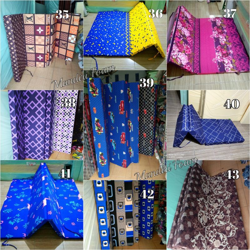 Sarung Kasur Lipat 4 Busa Inoac tebal 5cm 10cm 15cm 20cm