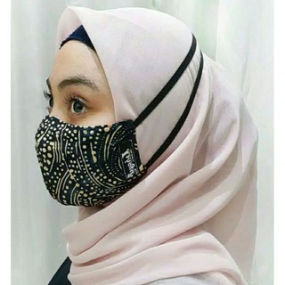 Jual MASKER KAIN PENUTUP MULUT MASKER HIJAB MASKER EARLOOP MASKER ...