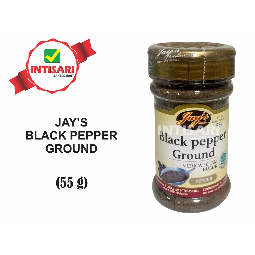 

JAY'S BLACK PEPPER GROUND (MERICA BUBUK) 55 G