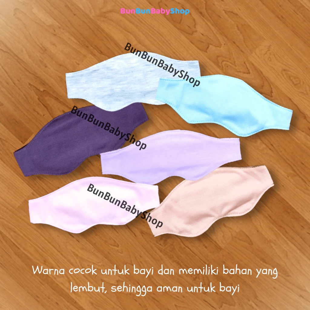 Kacamata Bayi Polos Eye Mask Perawatan New Born Penutup Pelindung Mata Perlengkapan Baby Baru Lahir Unisex Murah Bunbunbabyshop