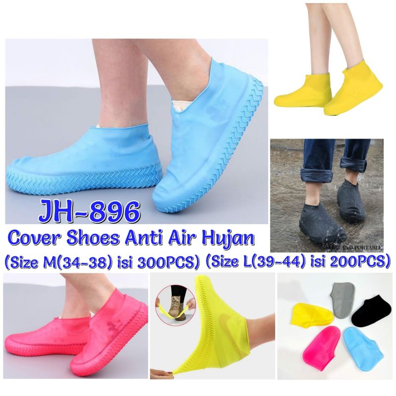 Ln , 896 COVER SEPATU / JAS SEPATU SILICONE ANTI AIR SAAT HUJAN