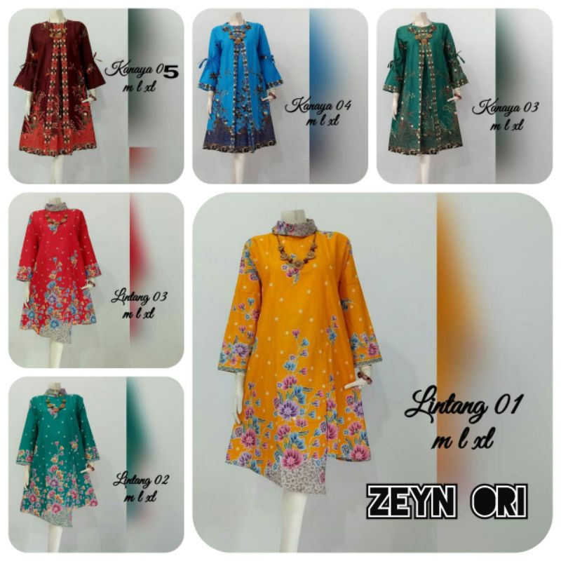 Cuci Gudang Tunik Jumbo Xl Ld 105cm Katun Primissima Unggul Jaya Resleting/kancing Depan Busui Batik Pekalongan yYWy8puOrGoEN