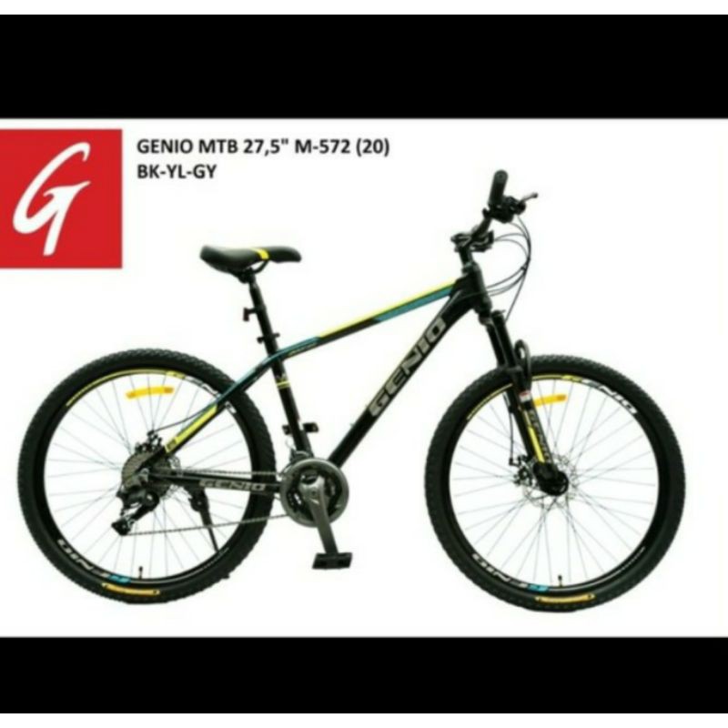 Genio M572 MTB 27.5 aloy 9 speed sepeda gunung by UNITED