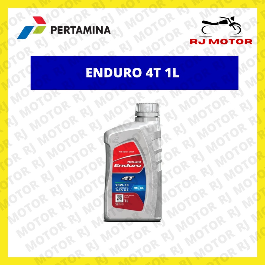 OLI PERTAMINA ENDURO 4T 1 LITER OLI MOTOR ASLI PERTAMINA