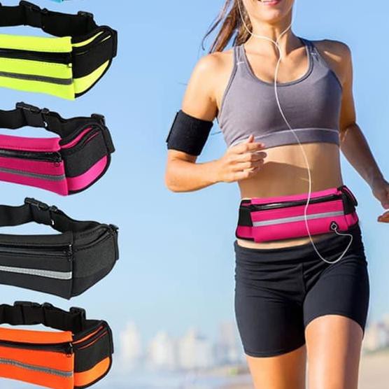 ➢ Tas Pinggang Flexible Untuk Jogging ( Buat Taruh Hp Uang ) ♦
