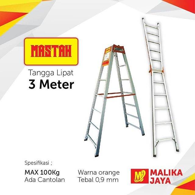 Tangga Lipat 3 Meter Mastah Alumunium