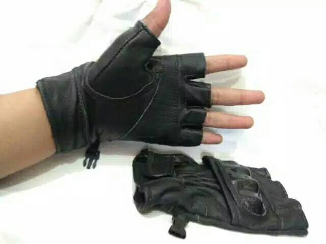 Sarung Tangan Kulit Half - Full Finger | Gloves Leather With Protector