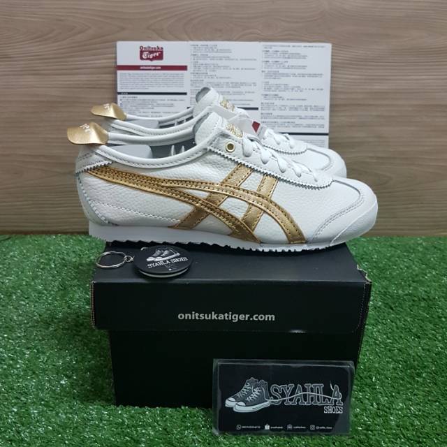 onitsuka tiger white gold
