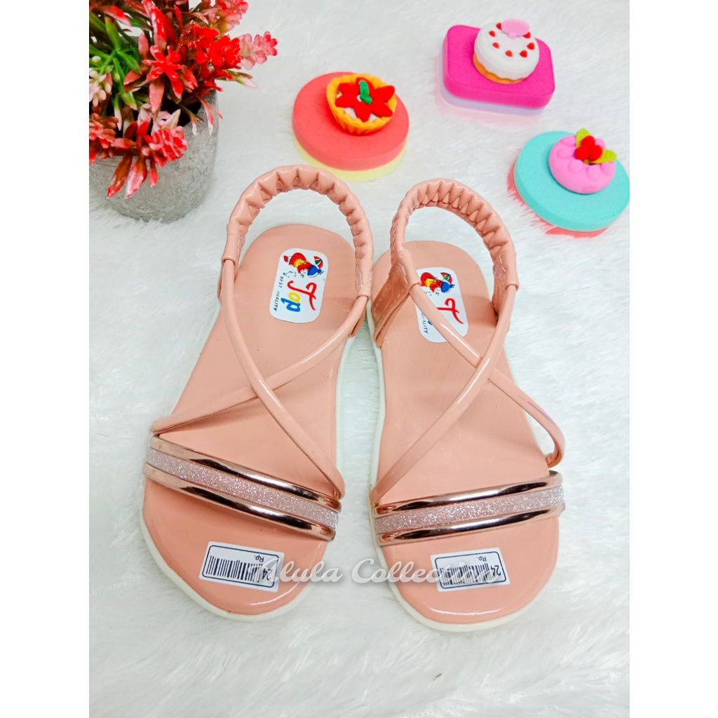 ALULA Sandal Teplek Anak Perempuan GLITER TERBARUUU