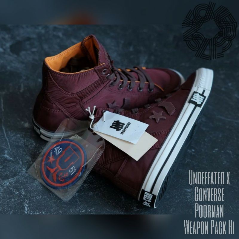 Undefeated x Converse Poorman Weapon Pack Hi