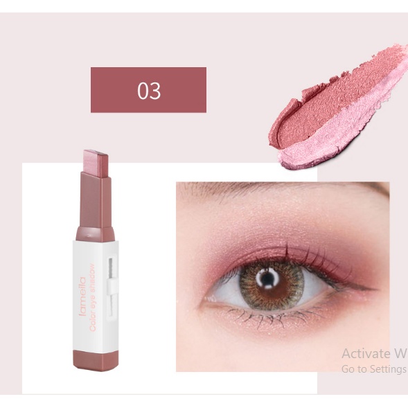 LAMEILA  3052 COLOR EYESHADOW STICK  KOMBINASI 2 WARNA