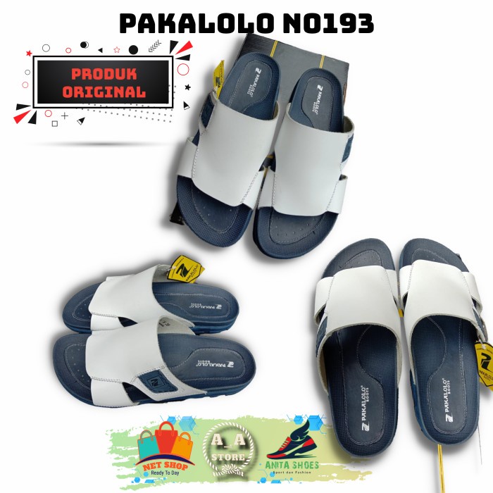 Sandal Casual Pria PAKALOLO Putih N0193 N0195 N0196