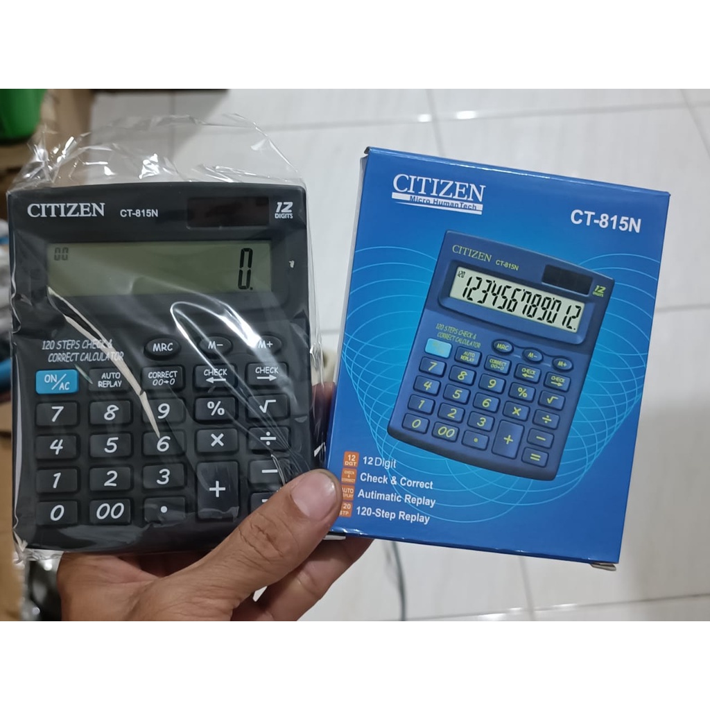 KALKULATOR CITIZEN CT-815N CALCULATOR 12 DIGIT KUALITAS TERBAIK