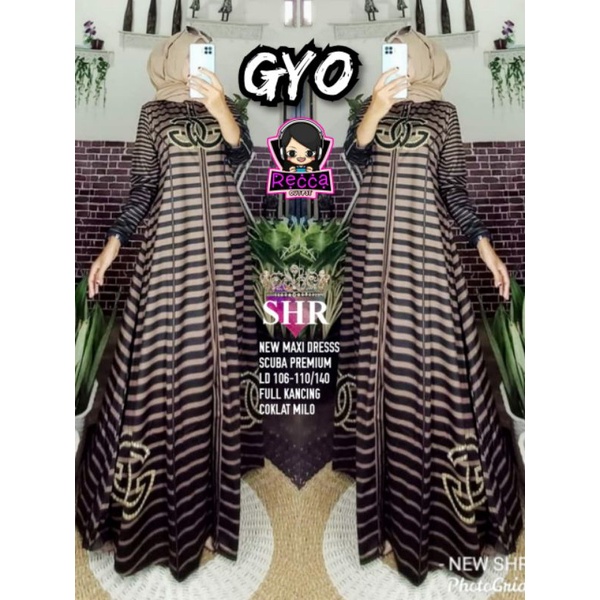 GYO SHR//GAMIS BRAND SHR MATT SCUBA PREMIUM FULL KANCING COKLAT MILO SERIES