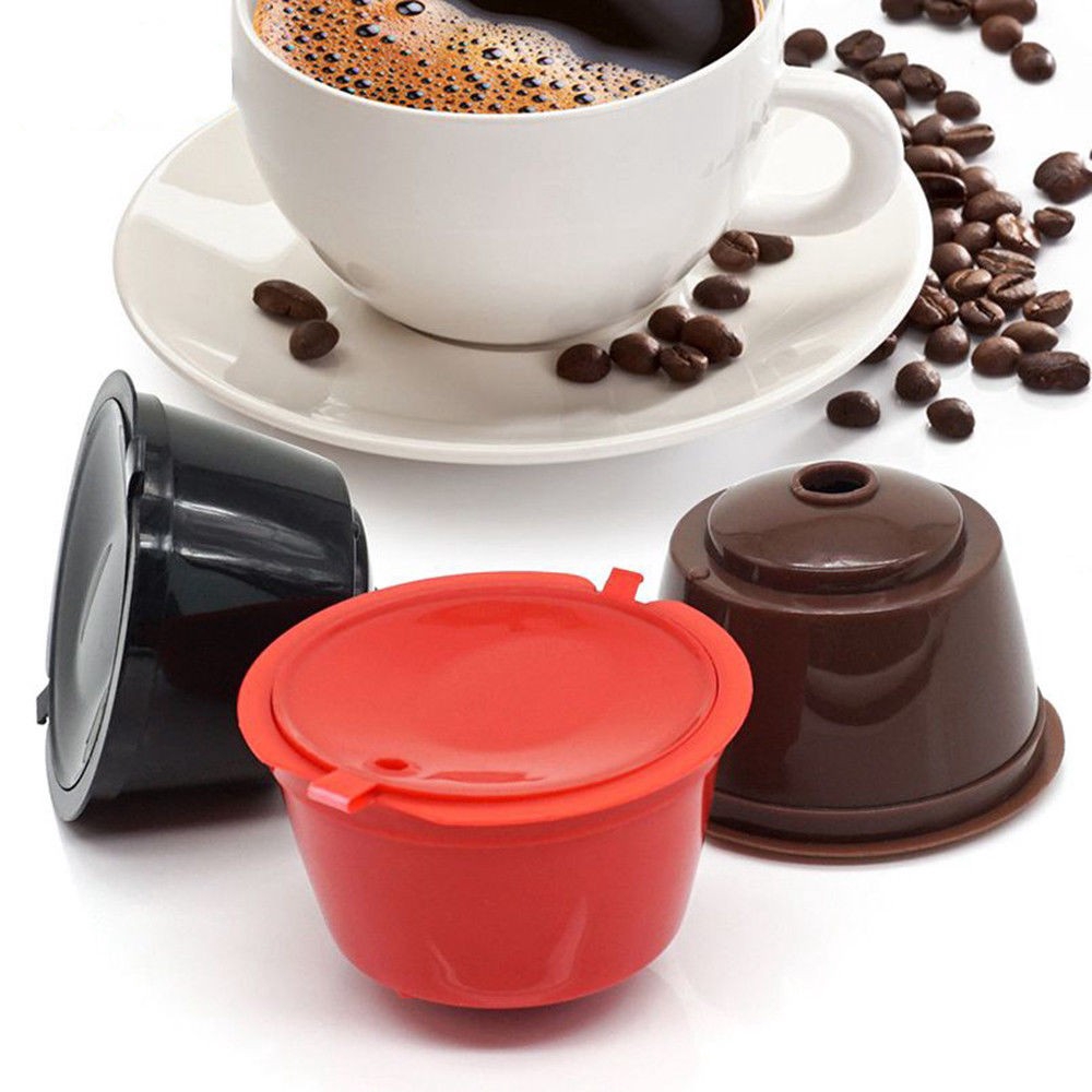 6 Colors Refillable Coffee Capsule Cup Reusable Filter For Dolce Gusto Nescafe