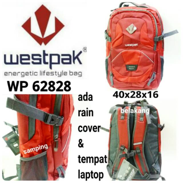 Tas ransel dewasa cowok westpak 62828 backpack termurah dan terbaru tas punggung keren