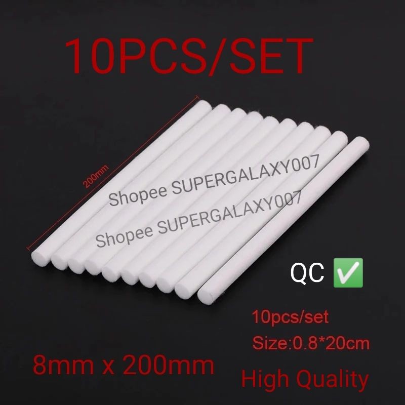 Filter Cotton Humidifier Diffuser 10PCS/SET Cotton swab Humidifier Cotton Stick Humidifier 20cm Kapa