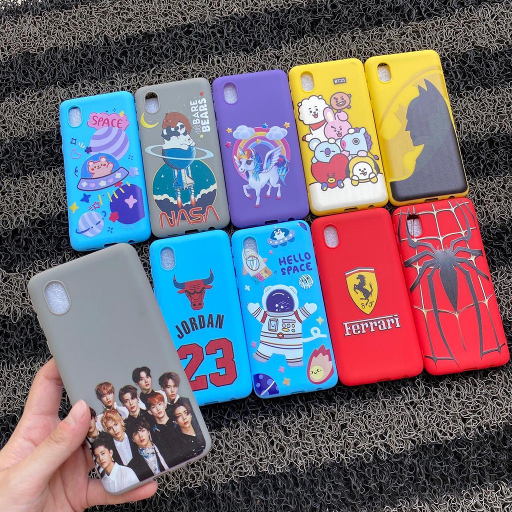 Casing Soft Case Silikon VIVO Y30 Y50  Y91C Y19  Y91 Y95 Color matte gambar