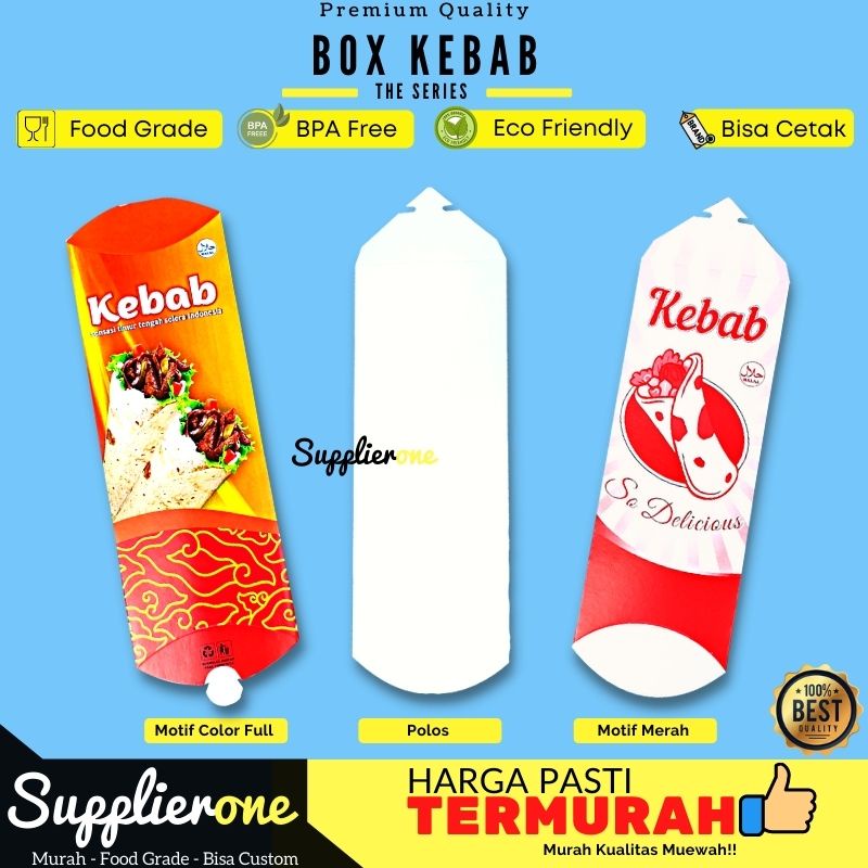 

Dus Kebab/ Kemasan Kebab / Box Kebab / Wadah Kebab / Kantong Kebab / Tempat Kebab/ Dus Kemasan Kebab / Kotak Kebab