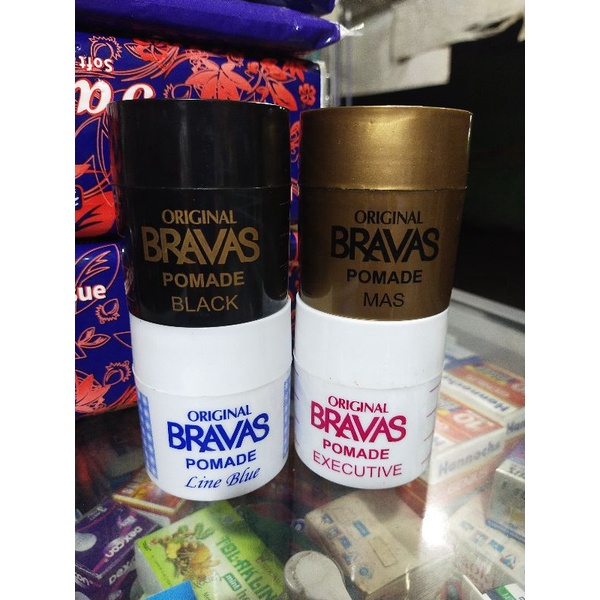 Bravas Original Pomade Minyak Rambut Pria Laki-Laki 80 Gram