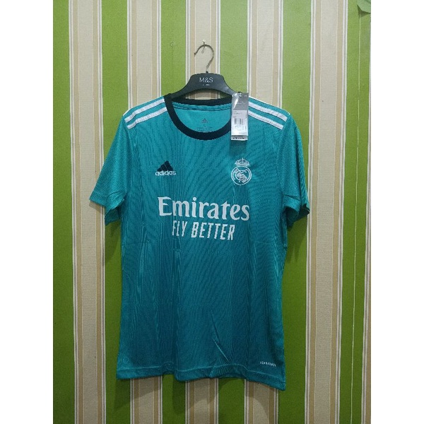 JERSEY BOLA (G.O IMPORT) REAL MADRID 3rd third 2021/2022 - BAJU BOLA REAL MADRID 3rd Third GO THAILA