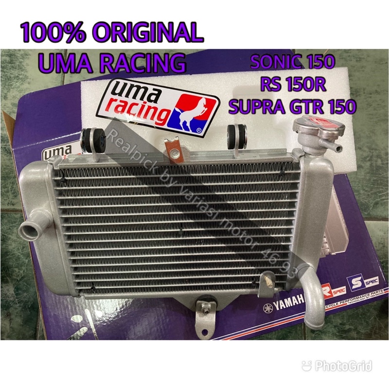 RADIATOR UMA RACING SONIC 150 SUPRA GTR ORIGINAL UMA RADIATOR RS 150R