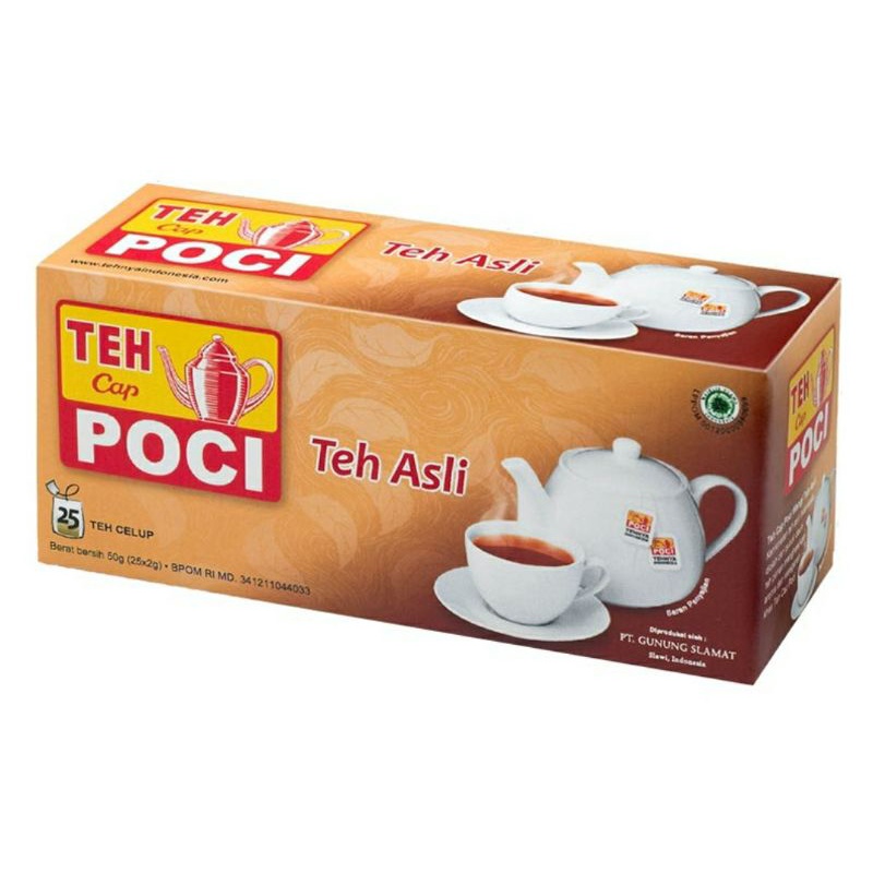 

POCI TEH CELUP CAP POCI TEH HITAM ASLI ISI 25x2grm