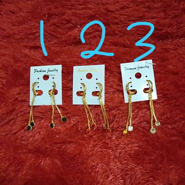 Anting xuping jurai permata