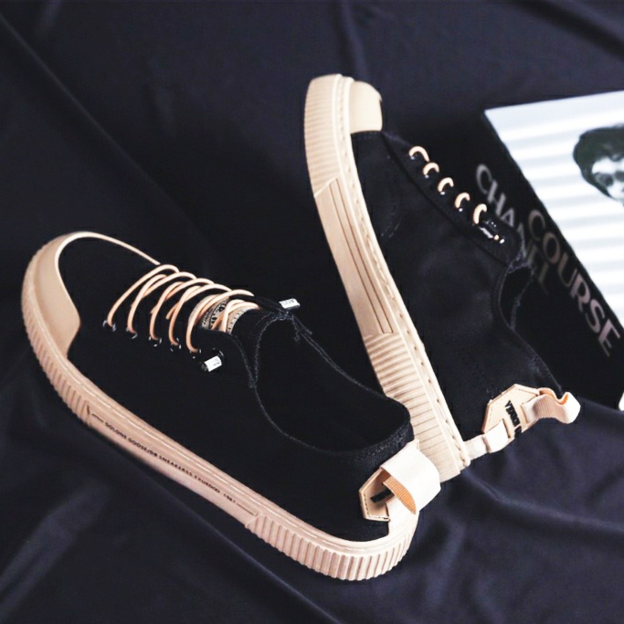 Pvn Sepatu Seoatu Sjt Sneakers Snekers Canvas Kanvas Kain Fashion Outfit OOTD Remaja Dewasa Pria Lak