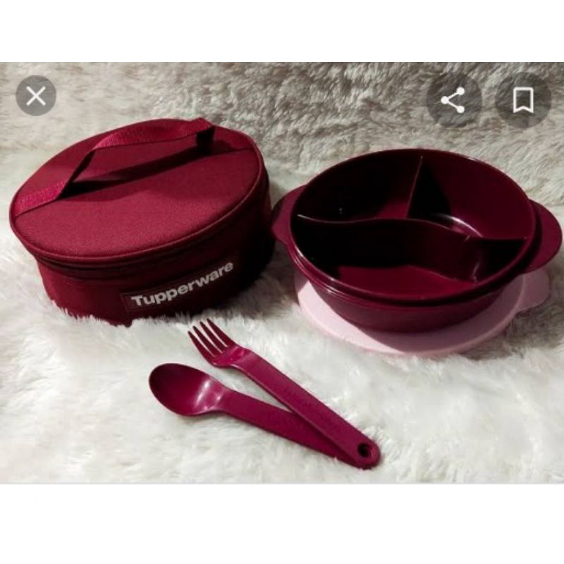 Cristal wave/ lunch box by tuperware