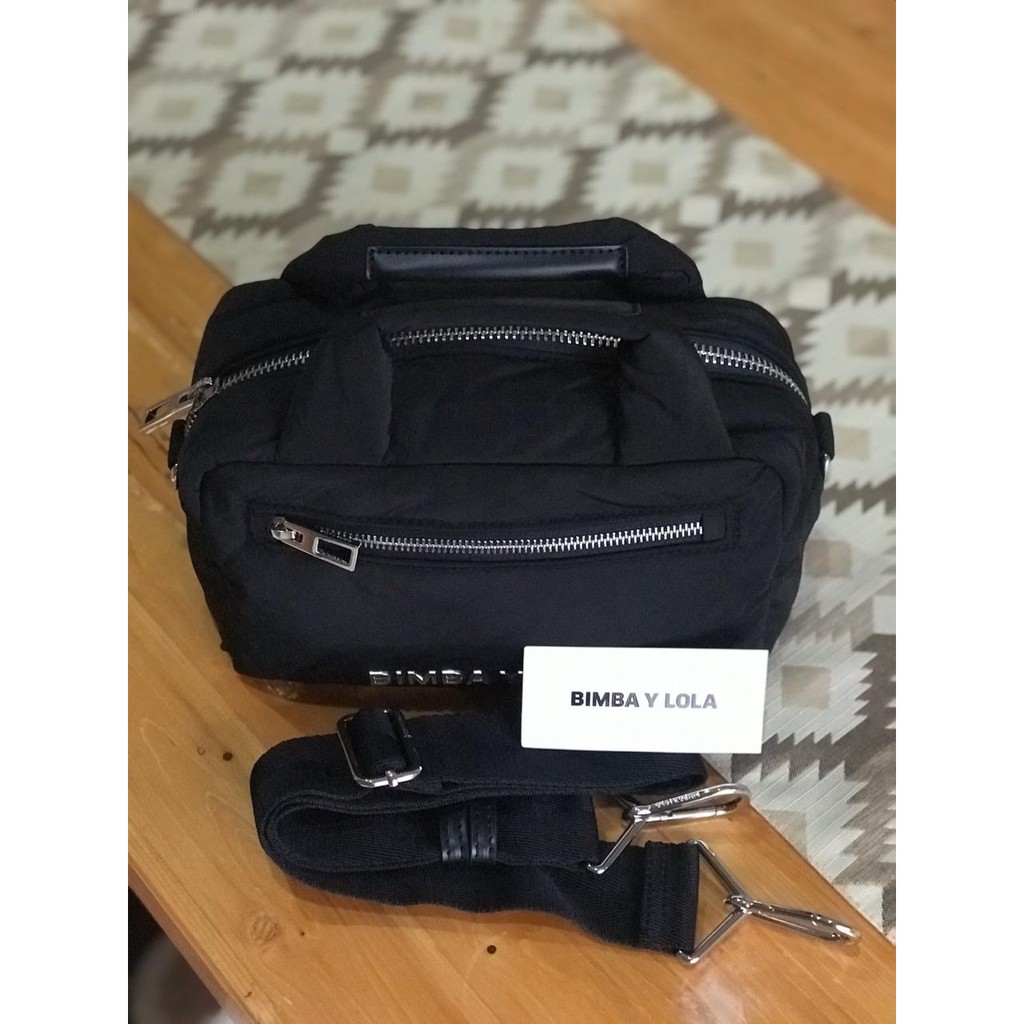 Ready Stock Bimba Y Lola tas selempang crossbody bag authentic padded black hitam with handle