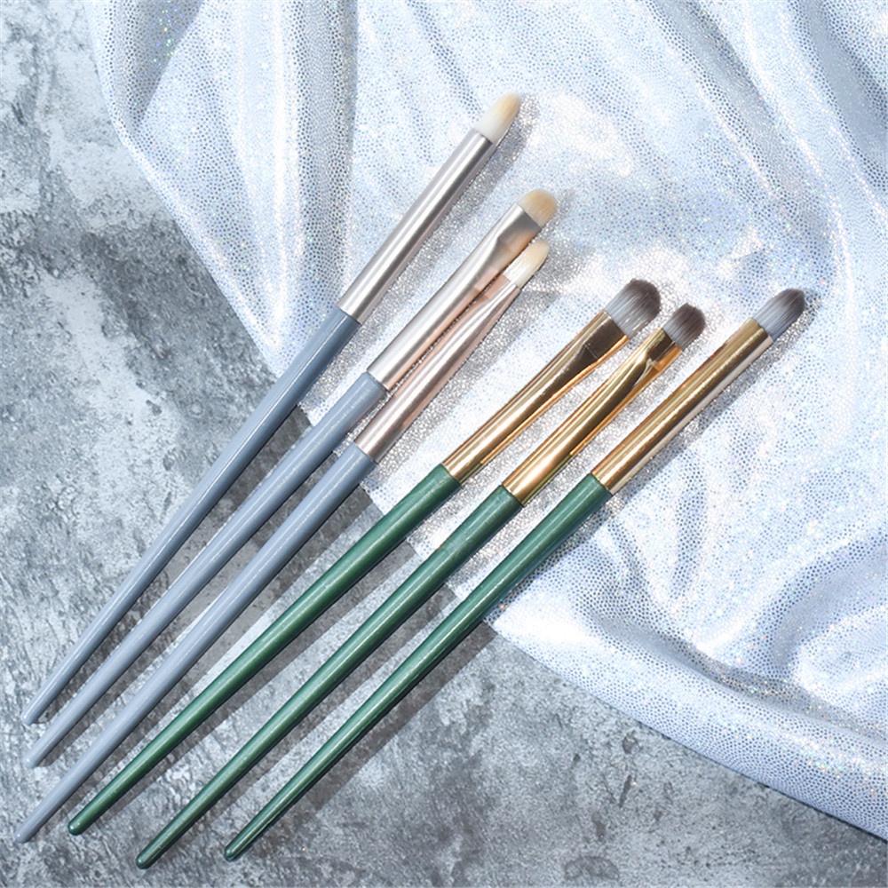 3 Pak Brush Makeup Eyeshadow Bahan Fiber Untuk Pemula
