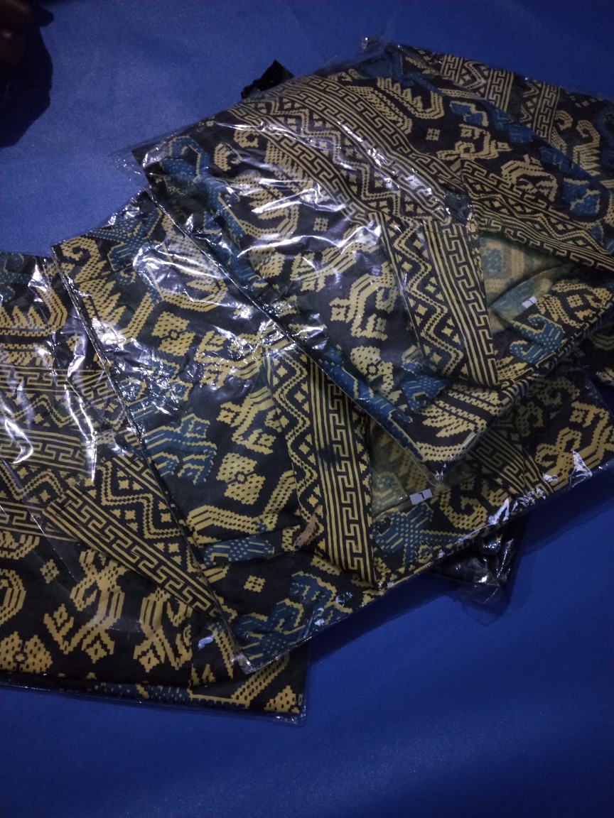 Kkemeja Batik Pria Modern Slim Fit Lengan Panjang Odl 142