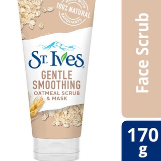 Terbaru.. St. Ives Nourished & Smooth Oatmeal Face Scrub