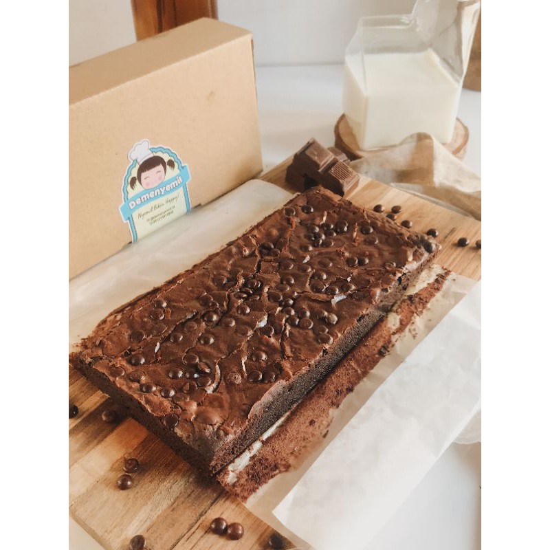 

Fudgy Brownies Small - Brownies Panggang