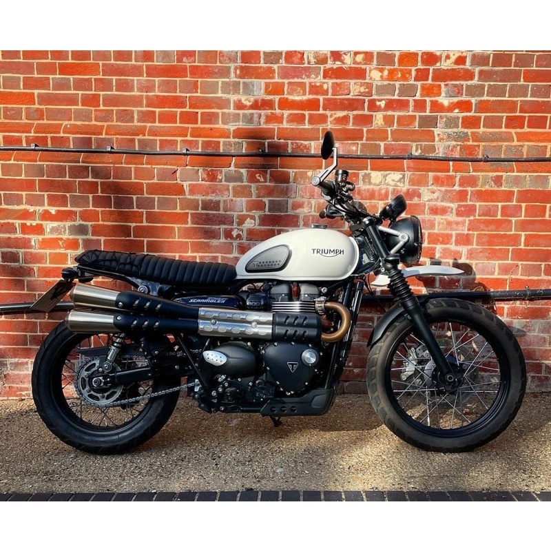 Knalpot Scrambler w175 Triumph Double