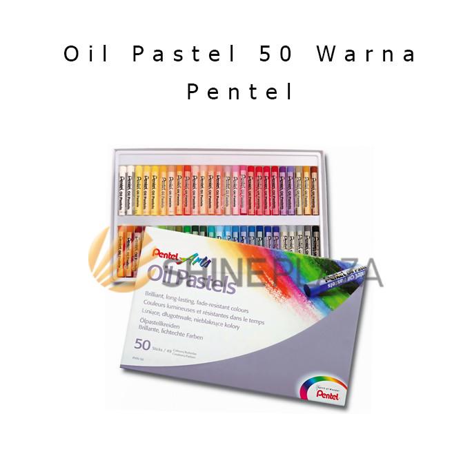 

TERBARUU!! Crayon Pentel 50 Warna - Oil Pastels Pentel 50 Color COD