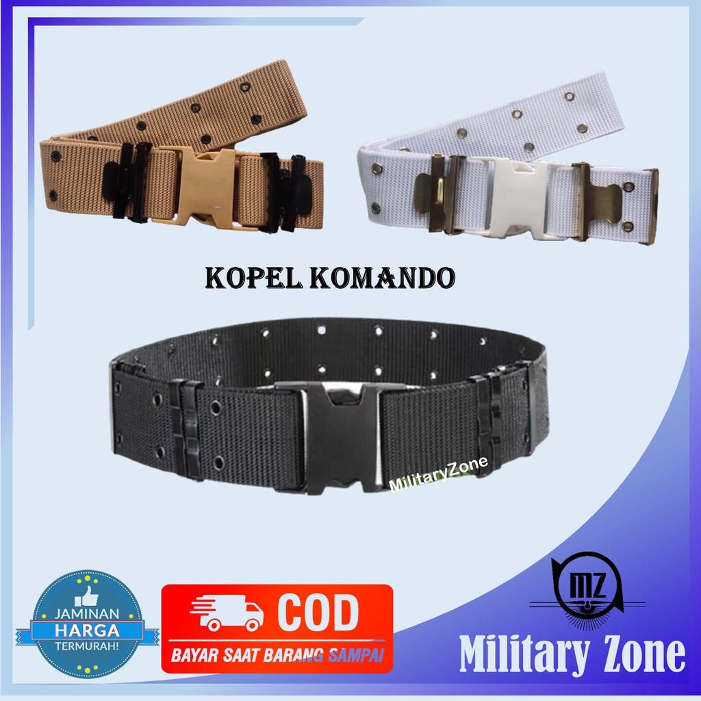 KOPEL RIM US KOMANDO TNI POLRI SECURITY SATPAM SATPOL PP SABUK GESPER IKAT PINGGANG WEBBING