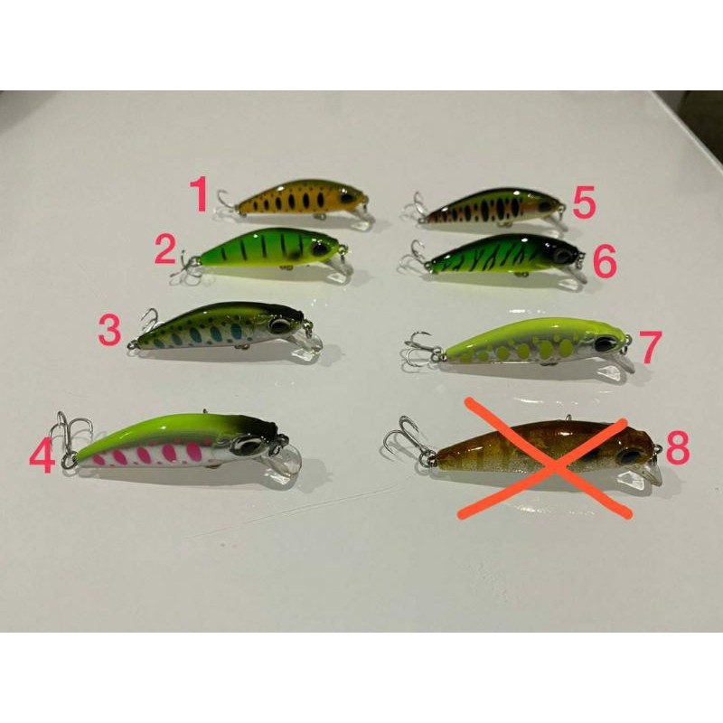 Minnow Sinking Replika Astuti 55mm 6,5g Killer Agile