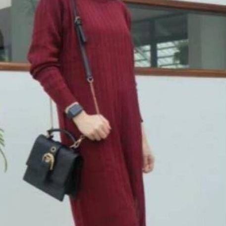 ➯ Tunik Long Tunik Rajut Dres Murah ☉