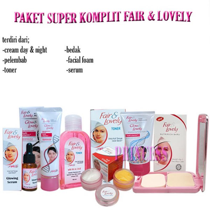 paket fair n lovely super lengkap