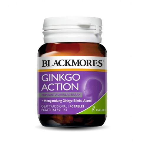 Blackmores Ginko Action 40 Tablet { BARANG MUDAH PECAH, WAJIB CO BUBBLE WRAP }