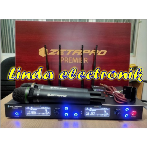 mic wireless zetapro premier handheld garansi resmi original