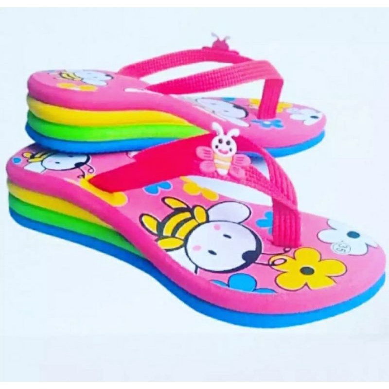 Arkn-SandaL Wedges anak Lapis Lebah cod bayar di tempat