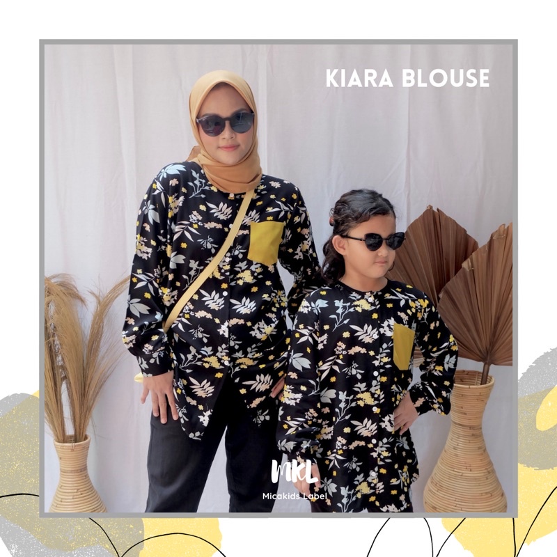 BAJU COUPLE IBU DAN ANAK BLOUSE COUPLE FLOWER