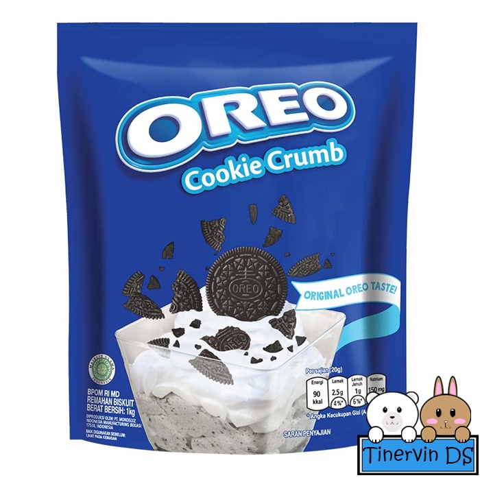 

Oreo Cookie Crumb - Kemasan Biru 1 kg